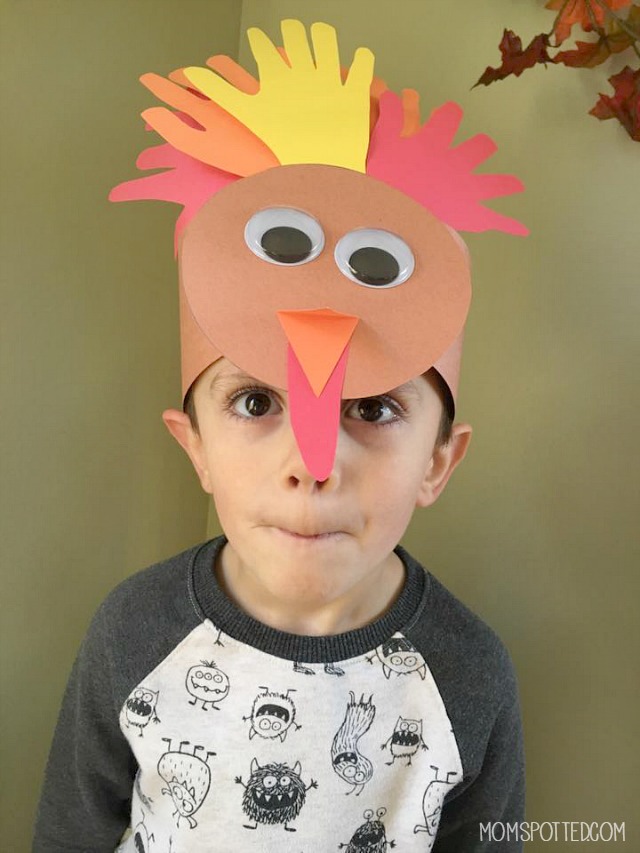 Turkey hat for thanksgiving