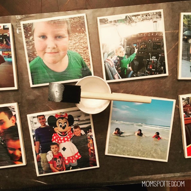 Make Your Own DIY Photo Tile Coasters