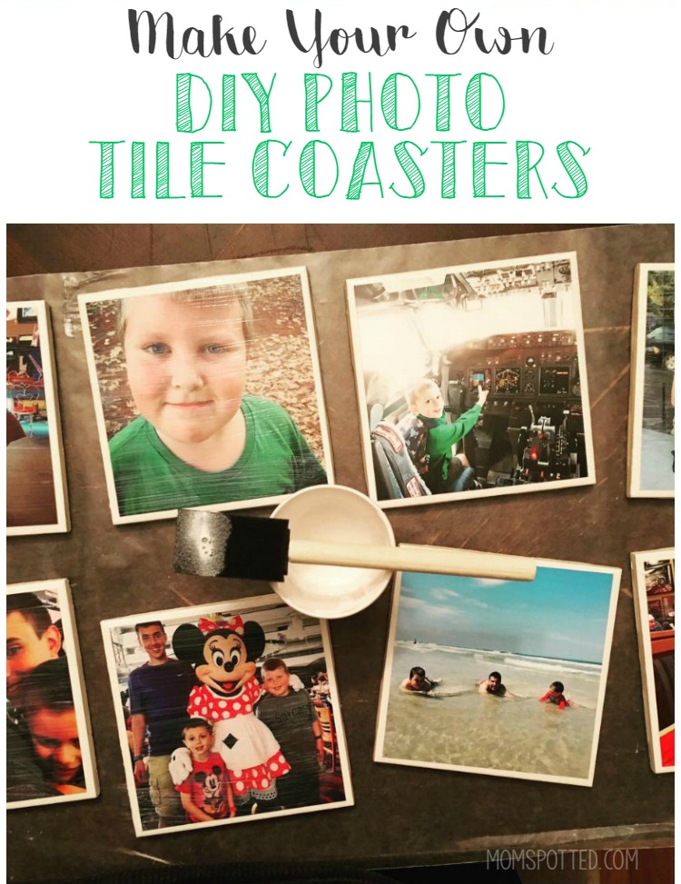 Make Your Own DIY Photo Tile Coasters