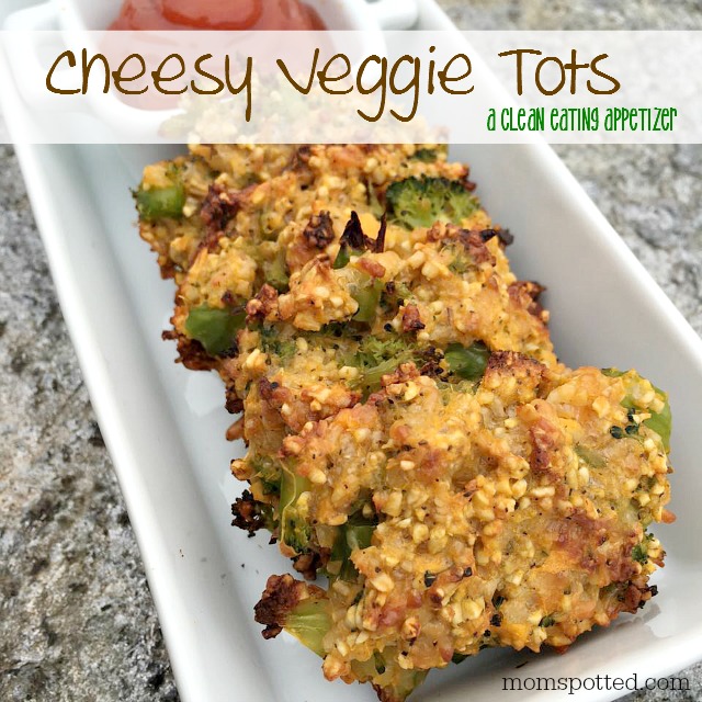 Clean Eating Cheesy Veggie Tots