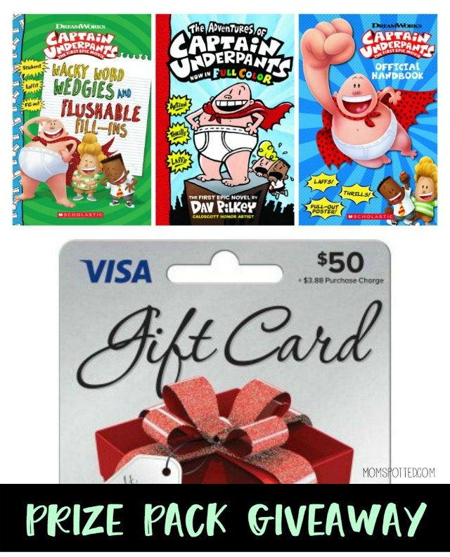 Captain Underpants: The First Epic Movie Prize Pack Giveaway - Mom Spotted