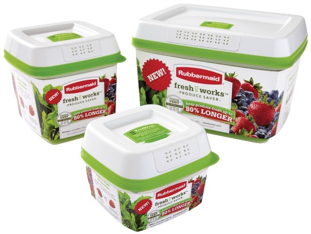 Keep produce fresh with Rubbermaid FreshWorks and save money