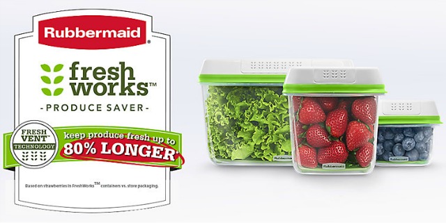Rubbermaid Produce Food Storage, 6.3 Cup, Green