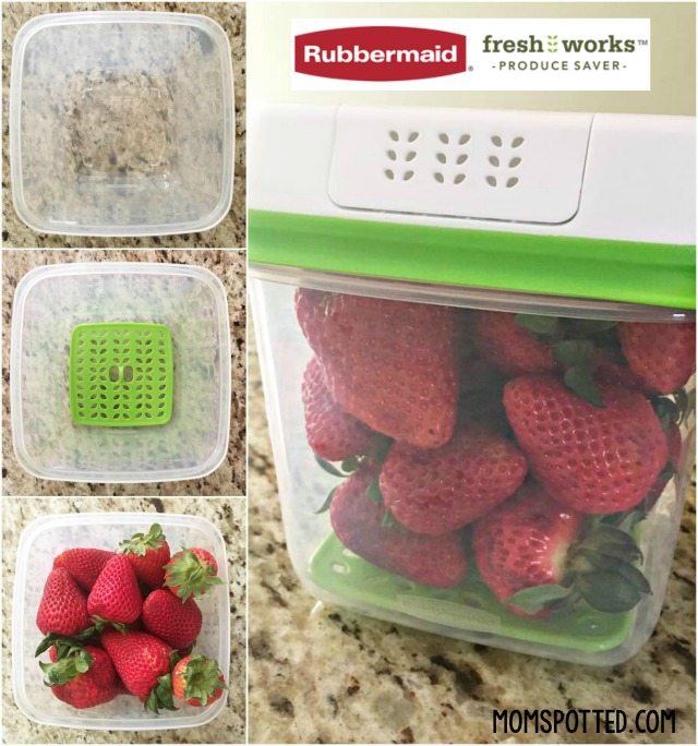 Rubbermaid FreshWorks Saver, Medium Tall Produce Storage Container