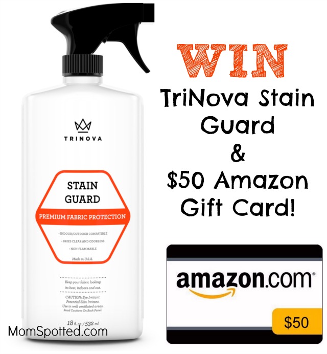 TriNova Fabric Protector Spray and Stain Guard for Upholstery Protection.