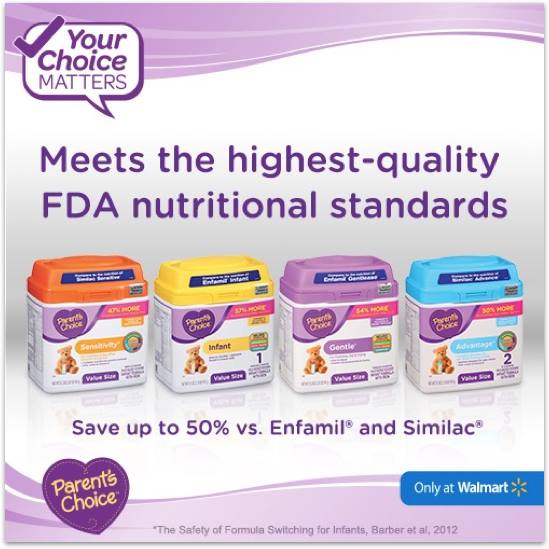 Make The Most of Feedings With Parent's Choice® Baby Formula