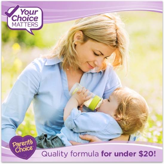 Parent's Choice Formula is an Excellent Choice for New Babies