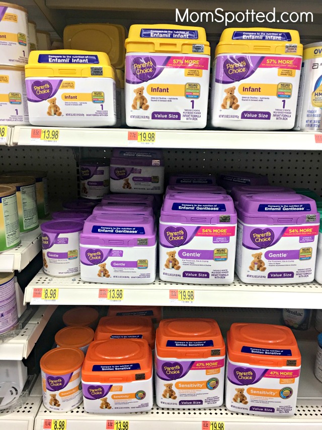 walmart brand baby formula