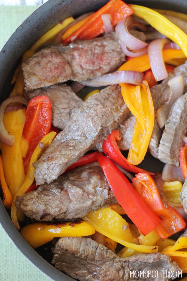 Philly Style Steak & Peppers Rice Dinner Recipe - Mom Spotted