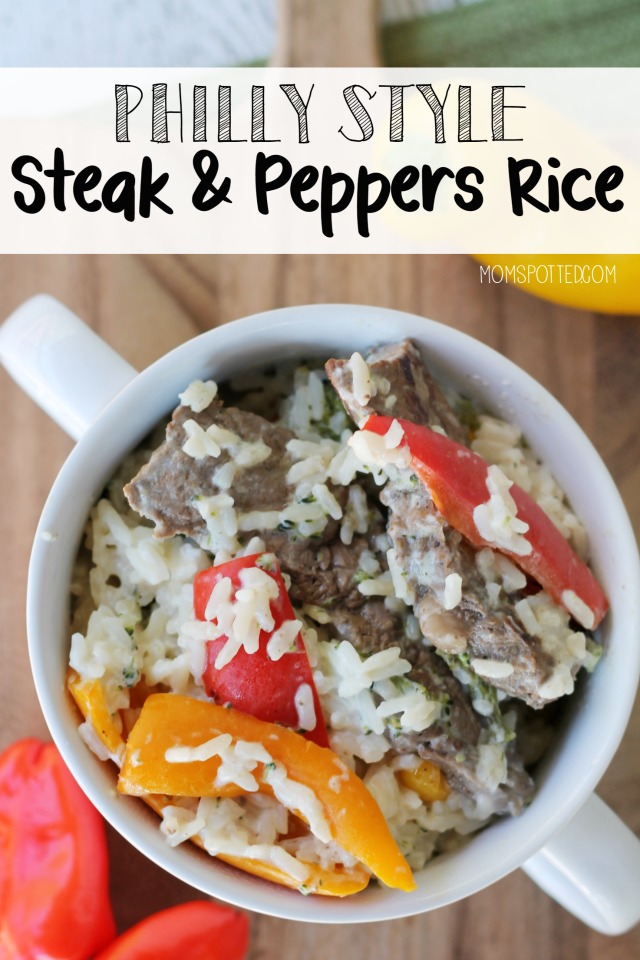 Philly Style Steak & Peppers Rice Dinner Recipe