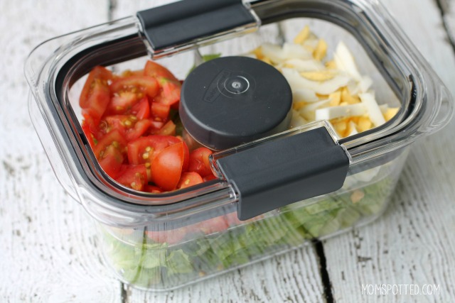 Packed Lunch Mastered with Rubbermaid BRILLIANCE Snack & Salad Set