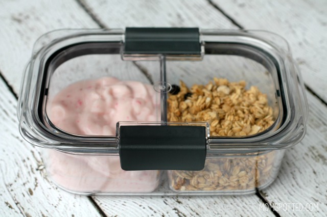 Packed Lunch Mastered with Rubbermaid BRILLIANCE Snack & Salad Set