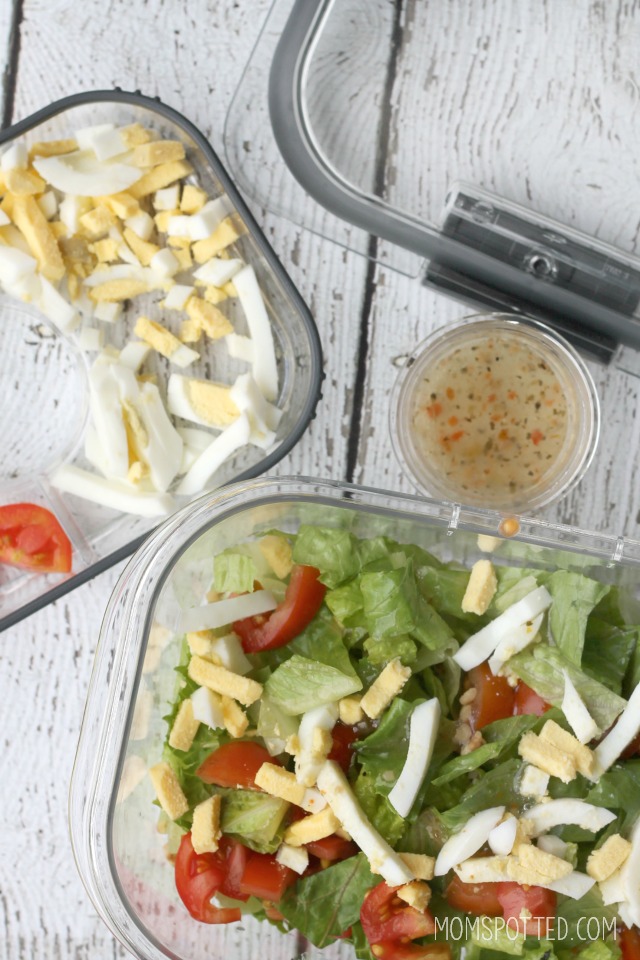 Packed Lunch Mastered with Rubbermaid BRILLIANCE Snack & Salad Set