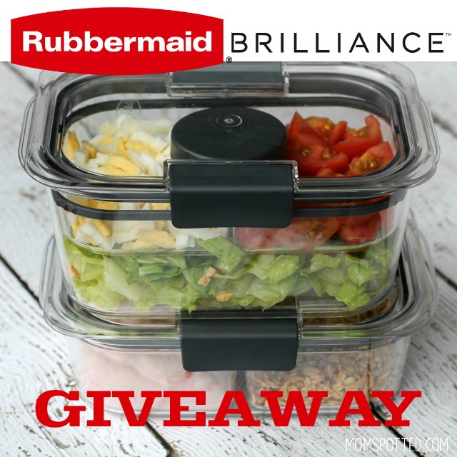 Packed Lunch Mastered with Rubbermaid BRILLIANCE Snack & Salad Set