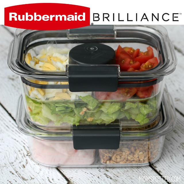 Rubbermaid rubbermaid brilliance food storage container, salad and