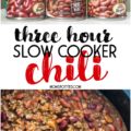 Three-Hour Slow Cooker Chili Recipe
