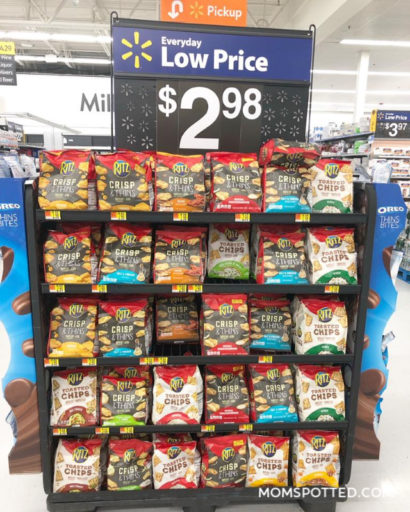 RITZ Crisp & Thins Walmart Display