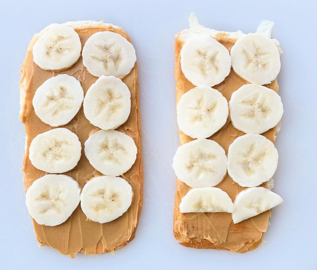 Banana & Peanut Butter Roll Ups